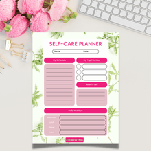 Load image into Gallery viewer, Self-Care Planner Printables