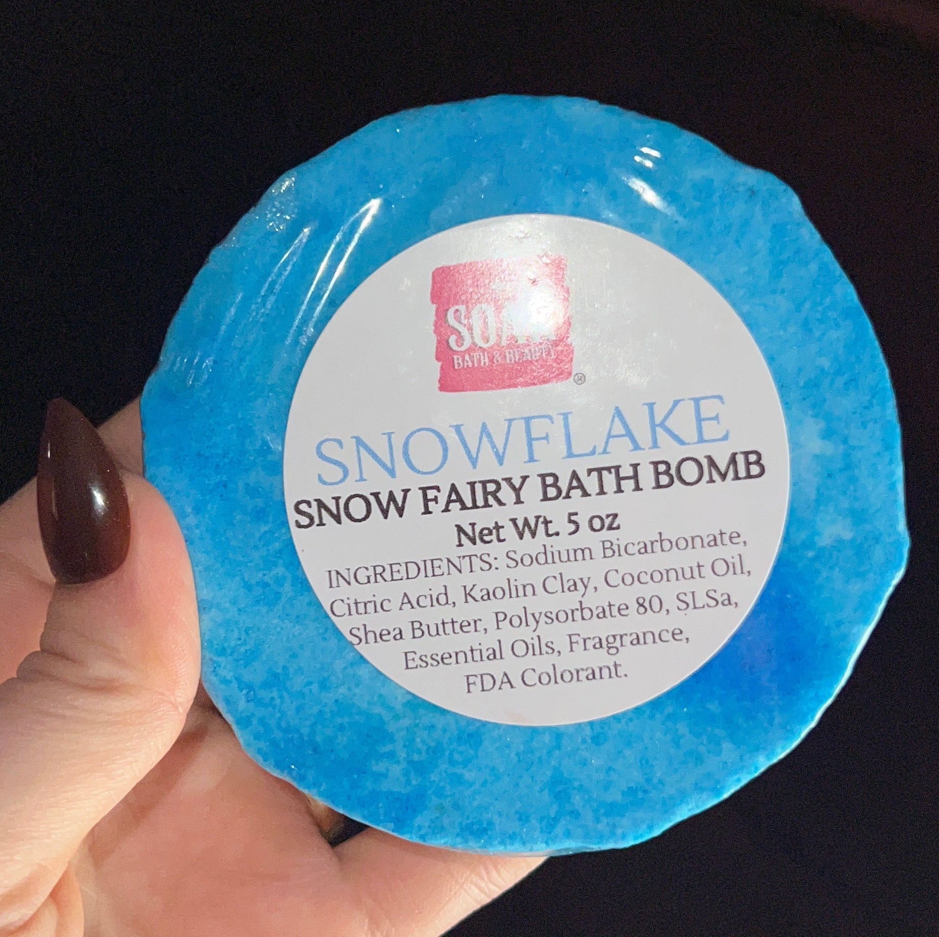 Snowflake Bath Bomb