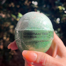 Load image into Gallery viewer, Christmas Tree Bath Bomb
