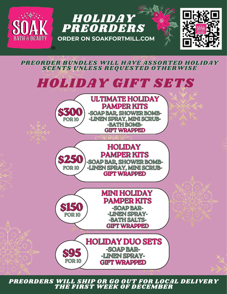 HOLIDAY GIFT SET PREORDERS