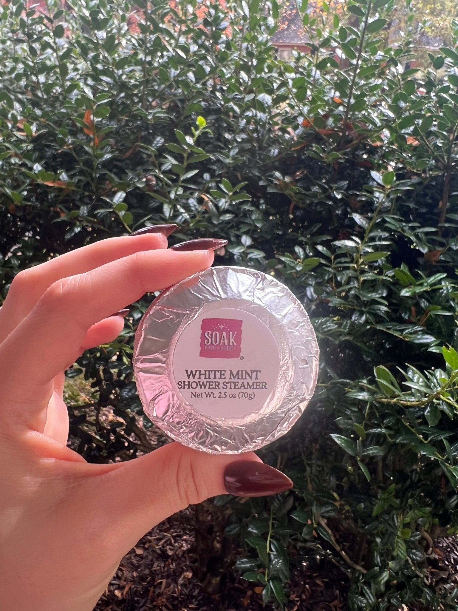 White Mint Shower Bomb