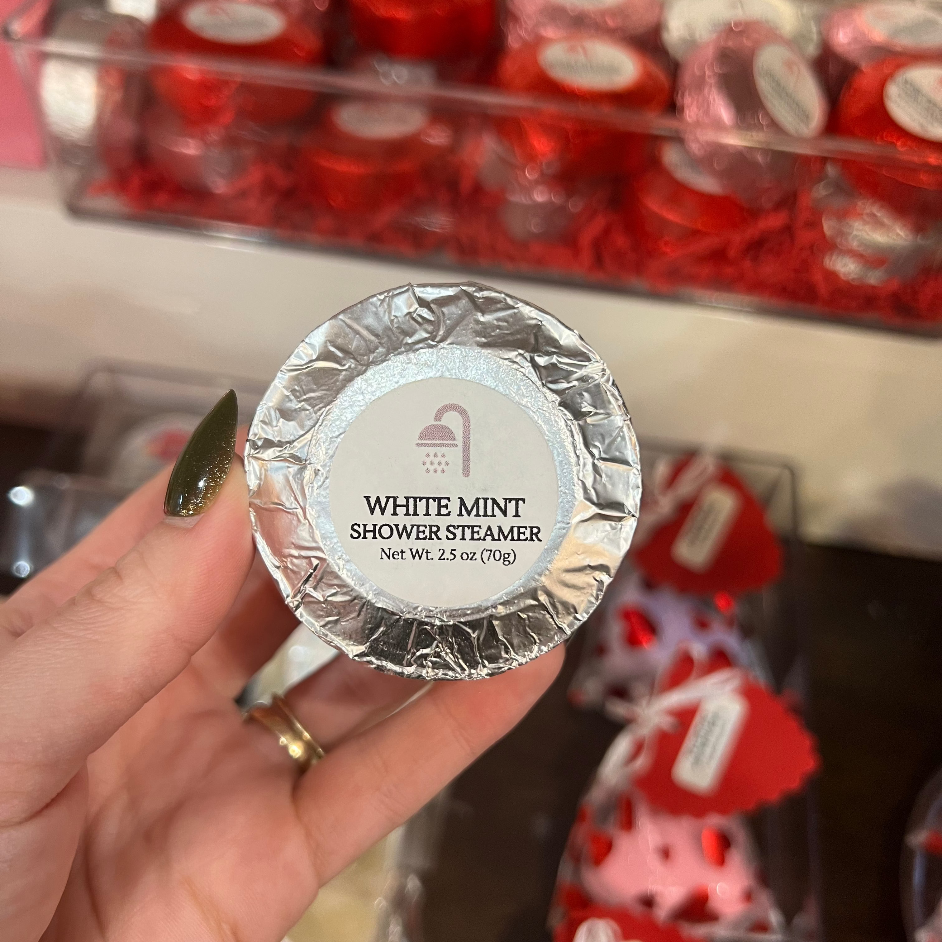White Mint Shower Bomb