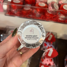 White Mint Shower Bomb