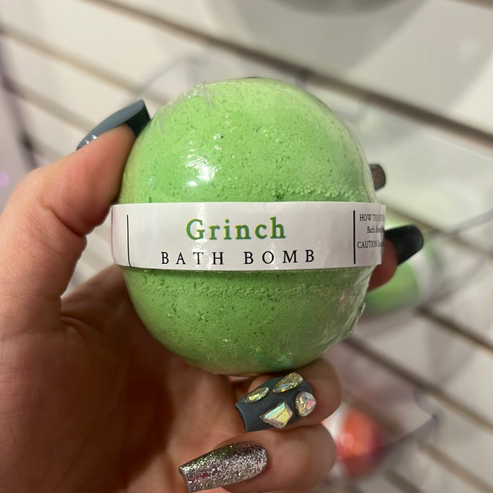Grinch Bath Bomb