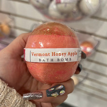 Load image into Gallery viewer, Vermont Honey Apple Bath Bomb
