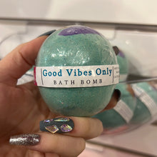 Load image into Gallery viewer, Good Vibes Only Bath Bomb
