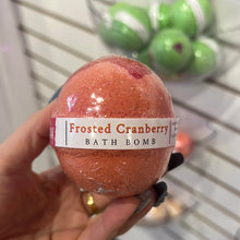 Load image into Gallery viewer, Frosted Cranberry Bath Bomb
